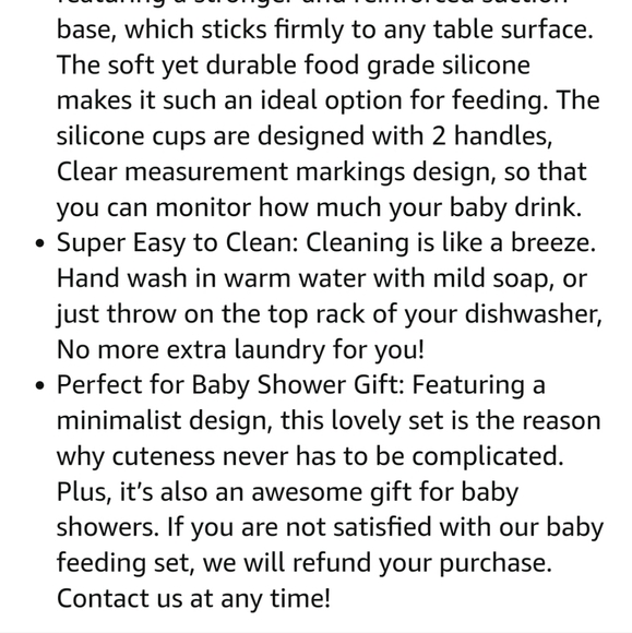 SILICONE training cup, bowl and spoon set - Picture 4 of 7